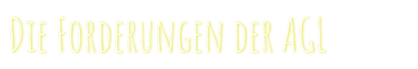 Forderungen der AGL